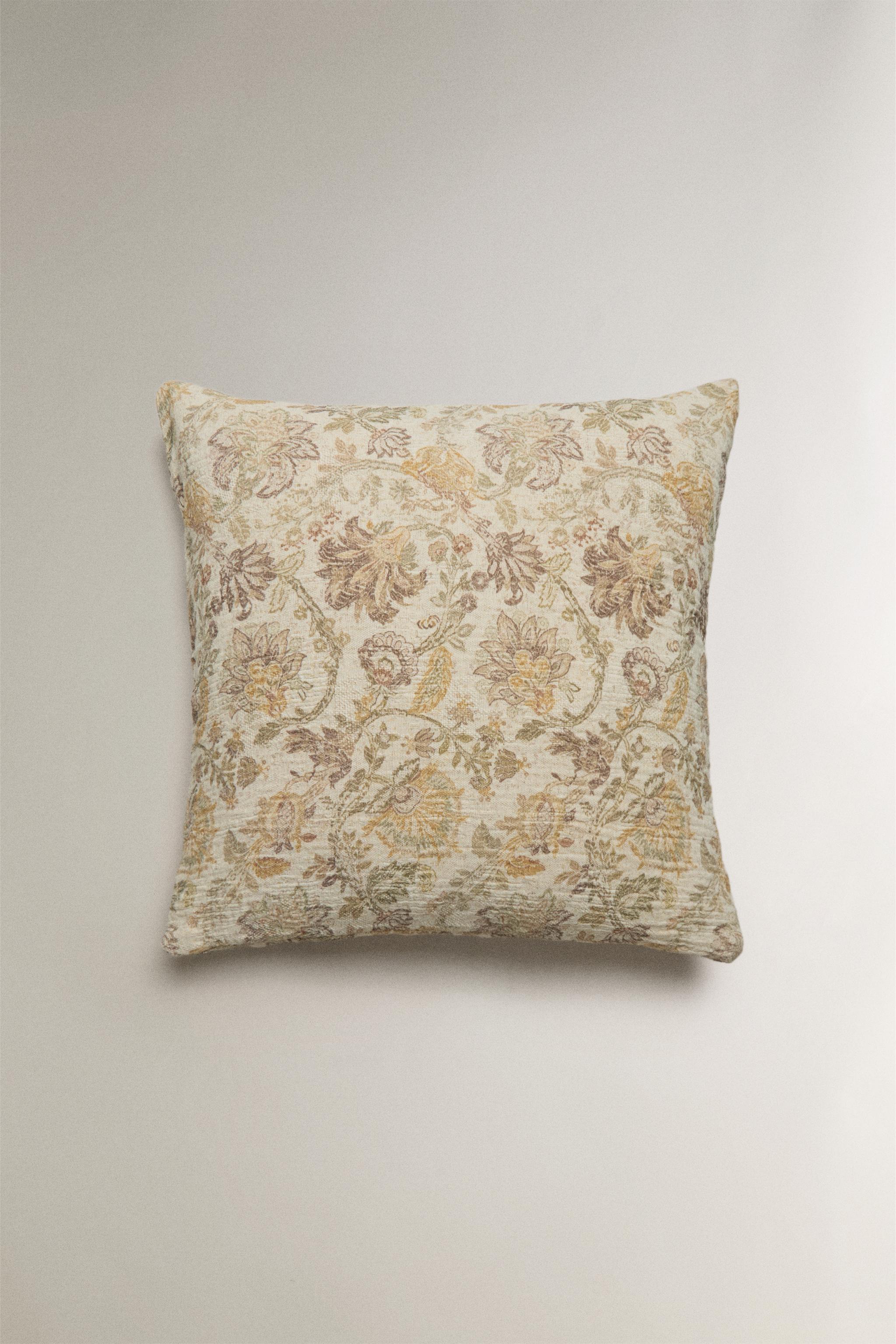 HOUSSE DE COUSSIN IMPRIMÉ FLORAL
